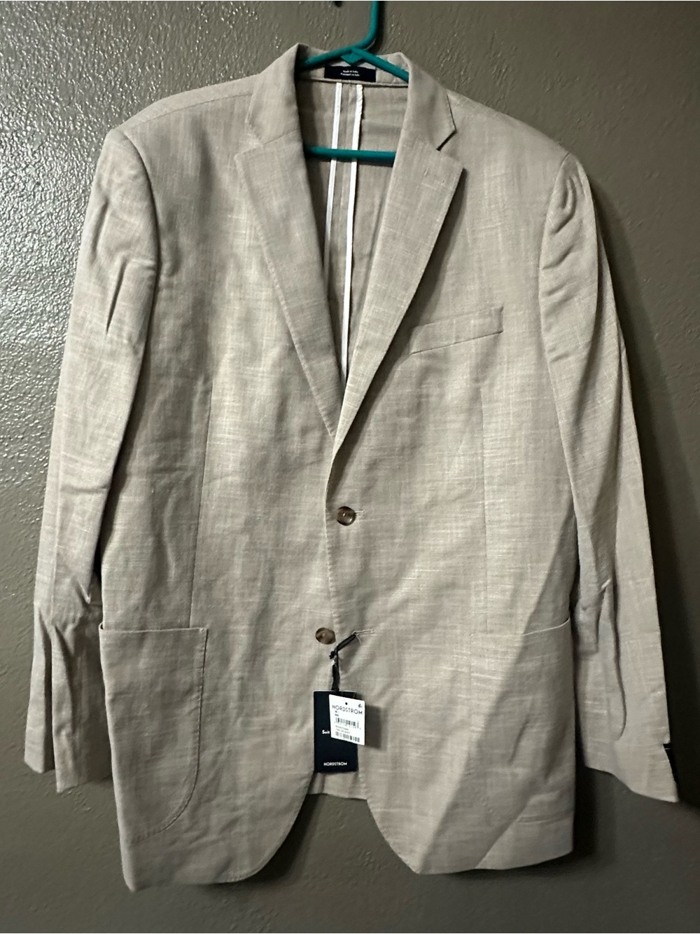 Nordstrom “Tan Desert” Linen-Blend Sport Coat NWT 46L